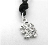 Pendentif Le Bebé Femme in Or blanc Diamante LBB035 - LBB035